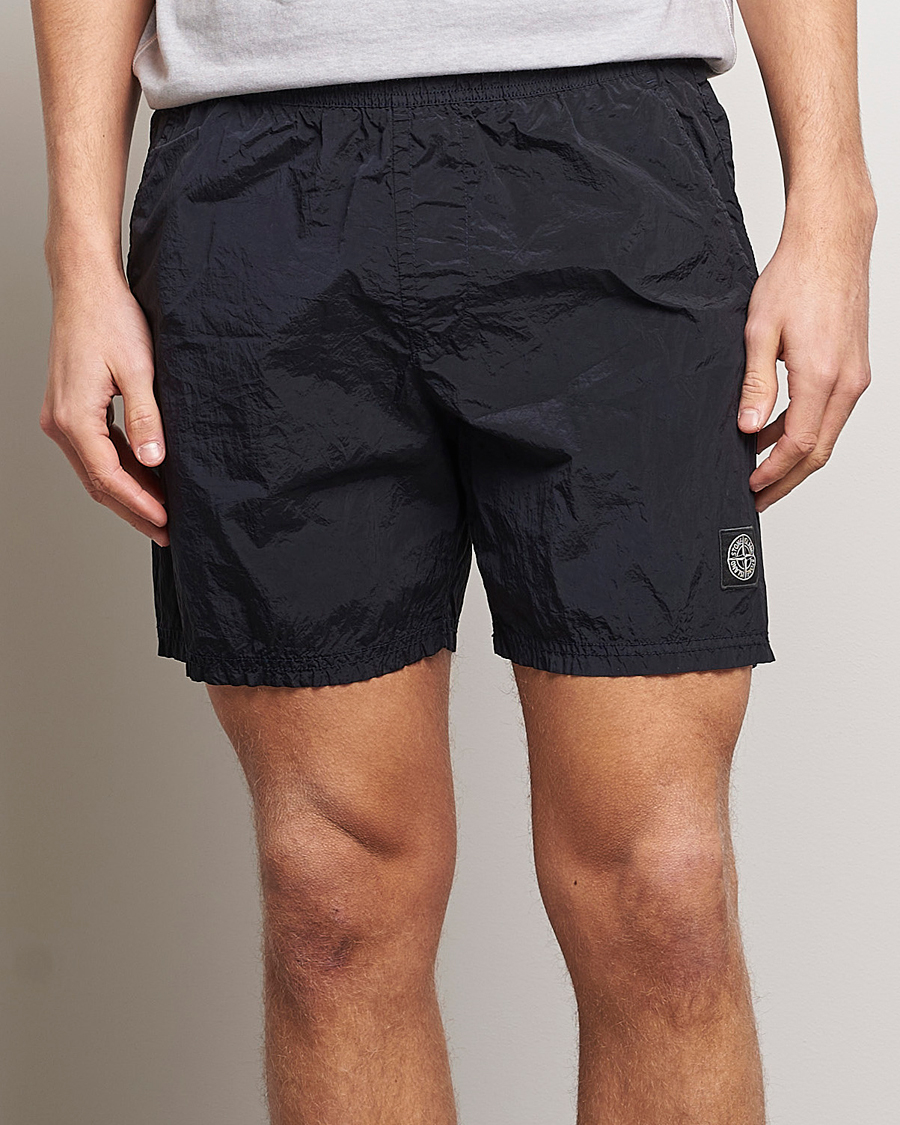 Uomini | Costumi da bagno | Stone Island | Nylon Metal Econyl Swimshorts Navy Blue