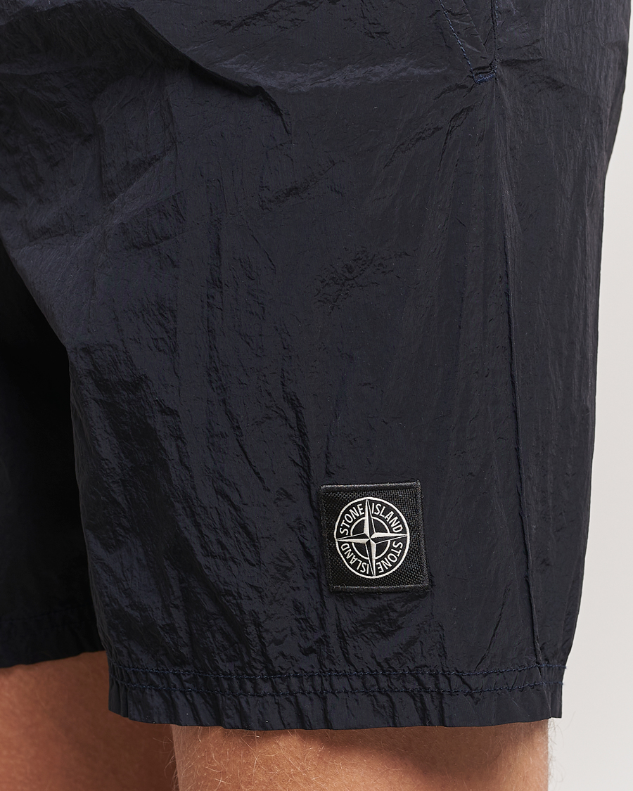 Uomini | Costumi da bagno | Stone Island | Nylon Metal Econyl Swimshorts Navy Blue