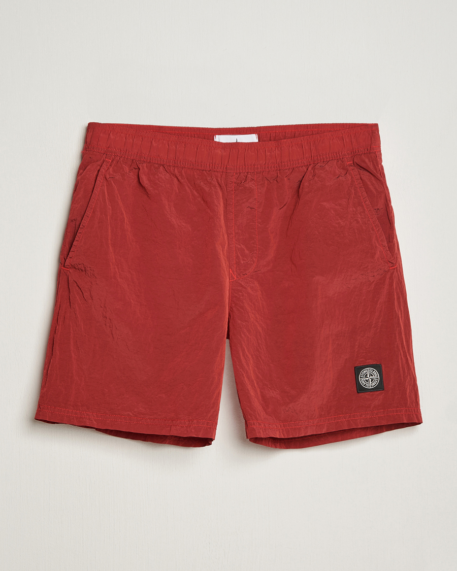 Uomini | Costumi da bagno | Stone Island | Nylon Metal Econyl Swimshorts Red