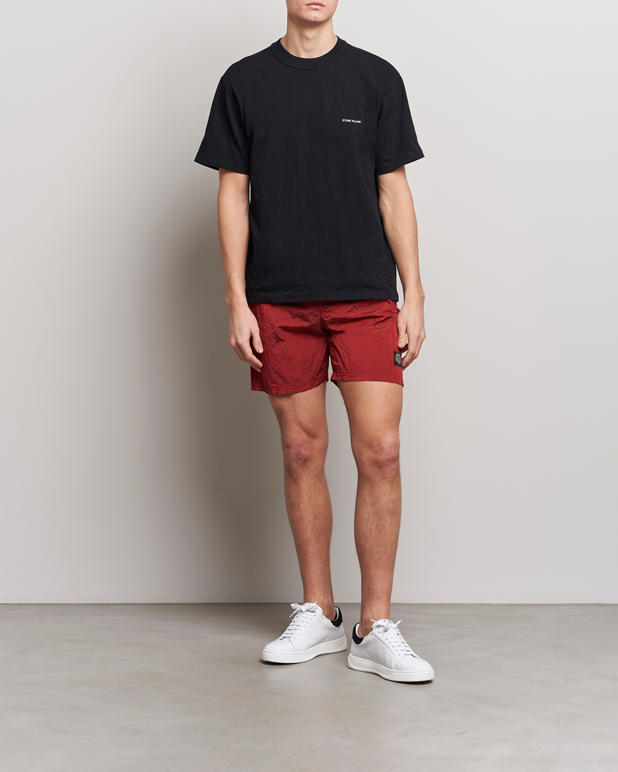 Uomini | Costumi da bagno | Stone Island | Nylon Metal Econyl Swimshorts Red