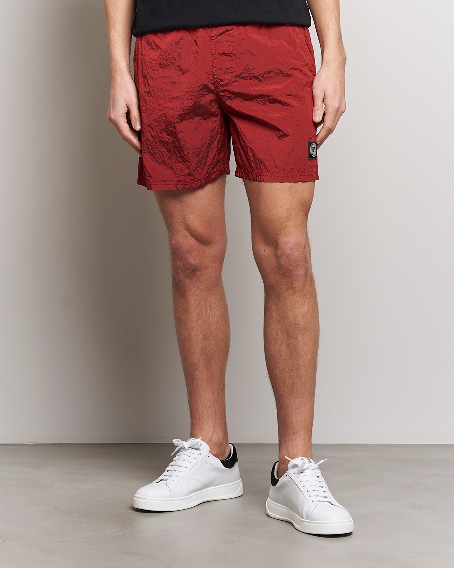 Uomini | Costumi da bagno | Stone Island | Nylon Metal Econyl Swimshorts Red
