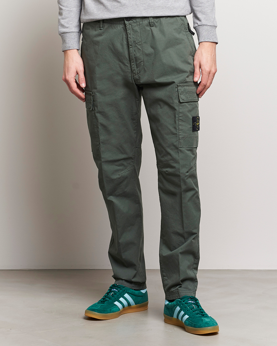 Uomini | Pantaloni | Stone Island | Tapered Supima Cotton Cargo Pants Musk