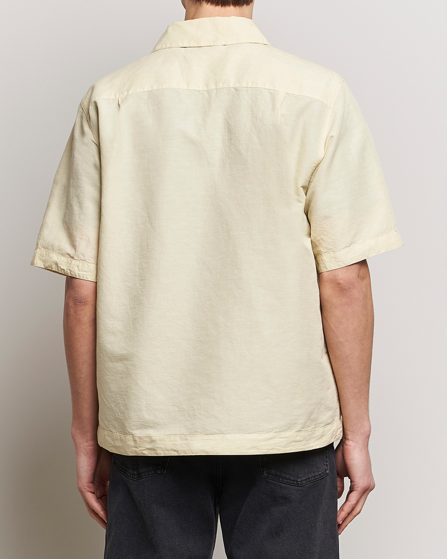 Uomini | Camicie | Stone Island | Cotton/Hemp Short Sleeve Shirts Beige