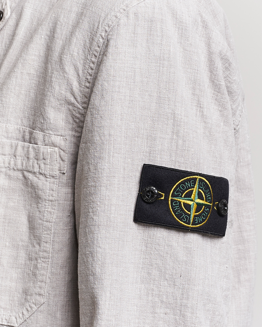 Uomini | Abiti | Stone Island | Linen Nylon Relaxed Suit Dove Grey