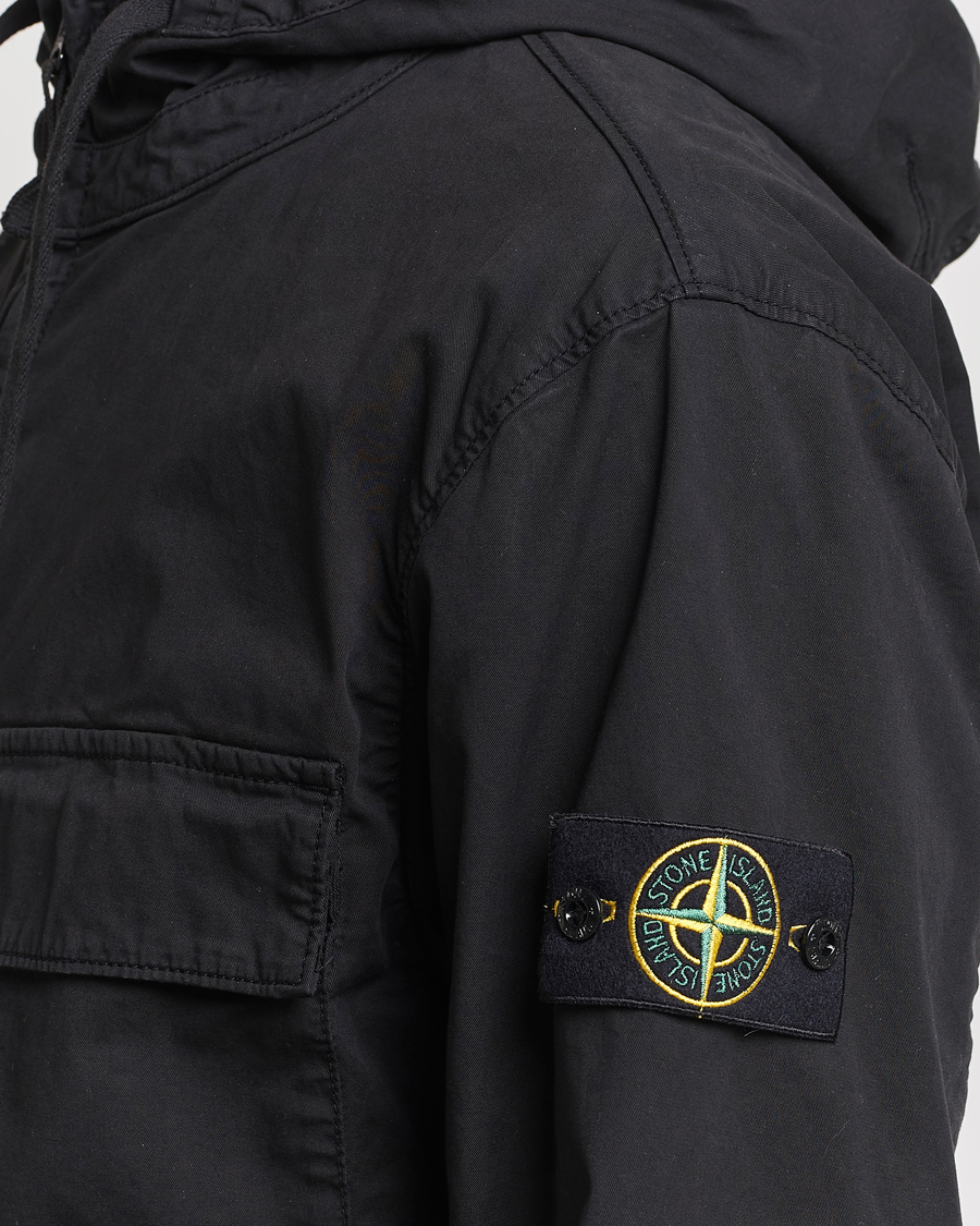 Uomini | Giacche | Stone Island | Supima Cotton Hooded Jacket Black