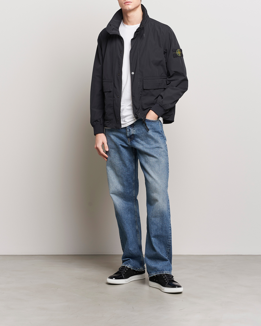 Uomini | Giacche | Stone Island | Micro Twill Hooded Jacket Black