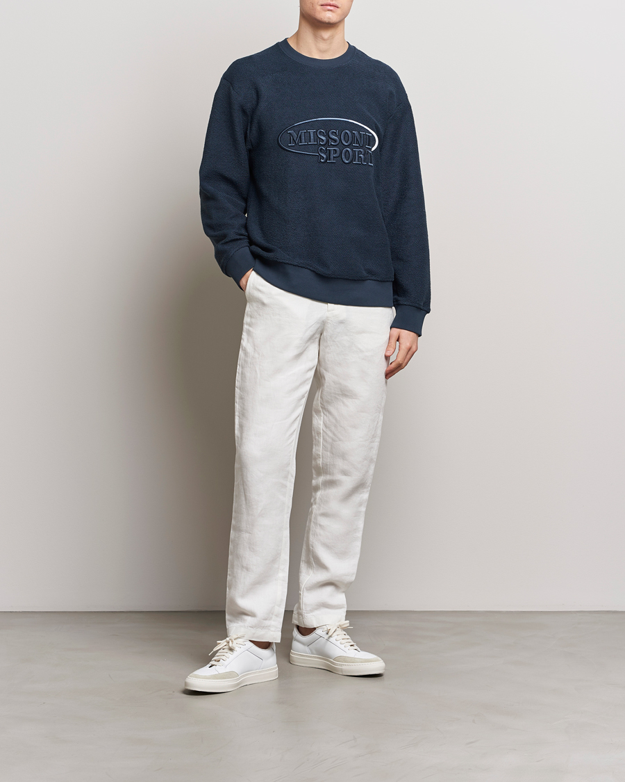 Uomini | Maglieria | Missoni | SPORT Crewneck Sweatshirt Navy