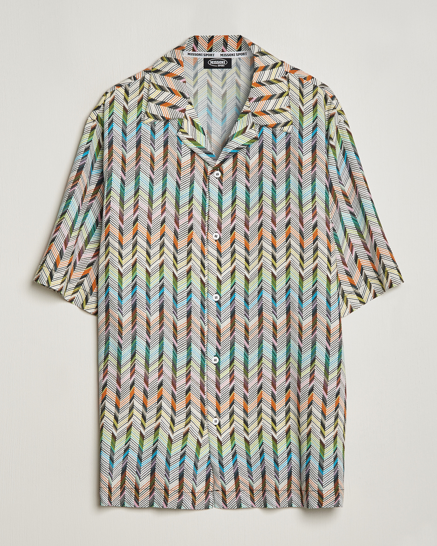 Uomini | Camicie | Missoni | SPORT Short Sleeve Shirt White/Multi