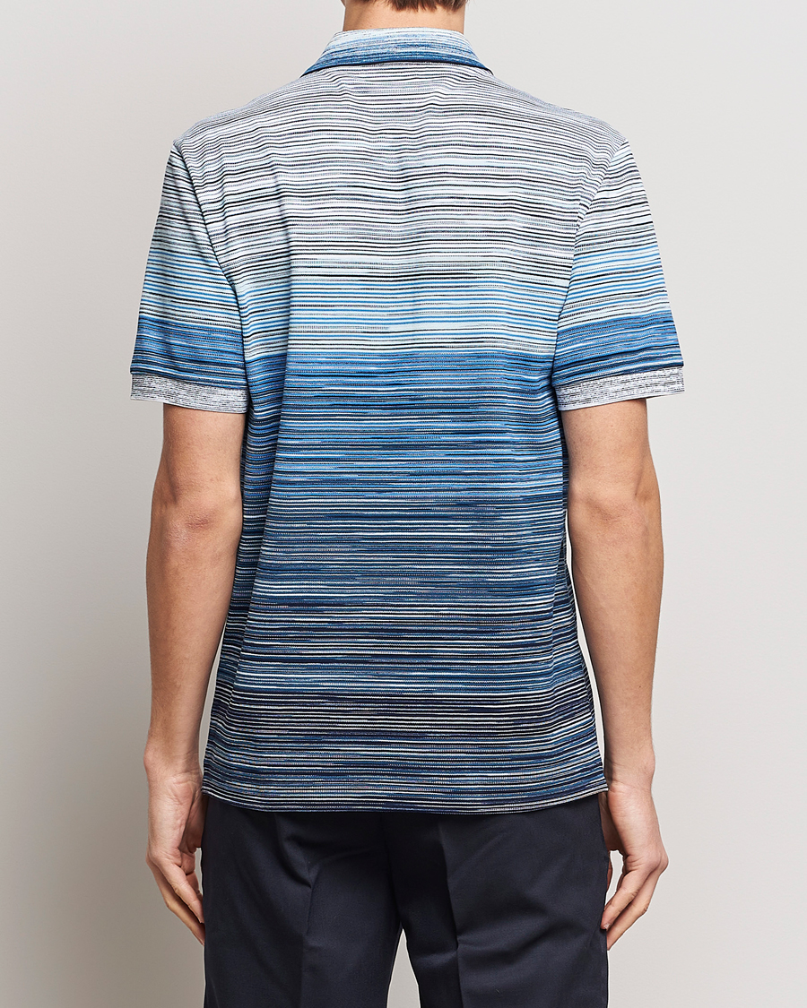 Uomini | Polo | Missoni | Space Dyed Polo Blue