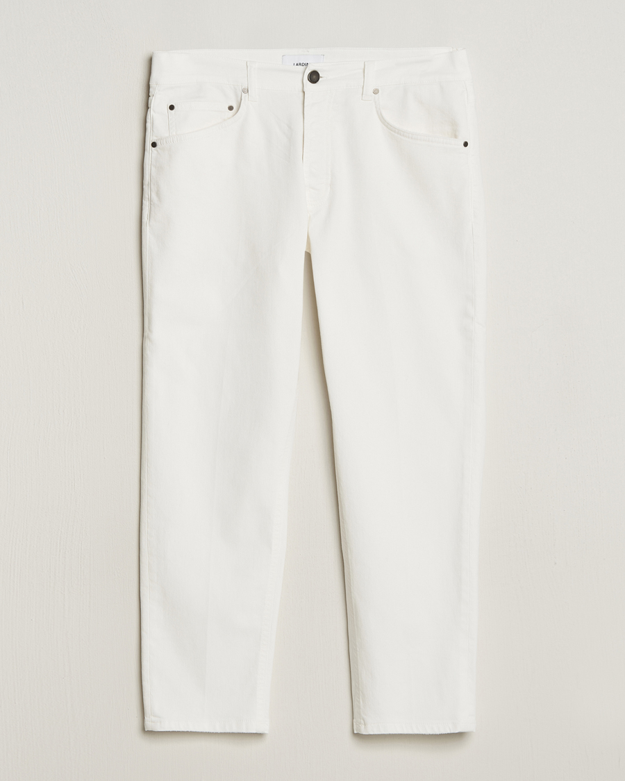 Uomini | Jeans | Lardini | Ione Loose Fit Denim White