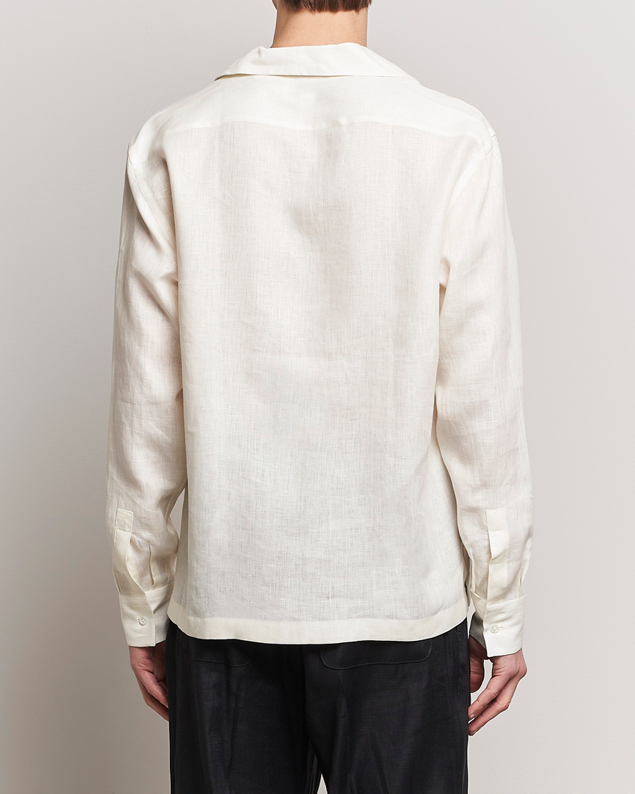 Uomini | Camicie | Lardini | Klop Linen Shirt Off White