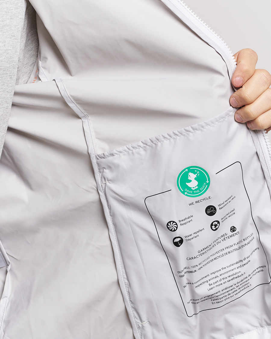 Uomini | Giacche | Save The Duck | Zayn Lightweight Recycled Water Repellent Jacket White