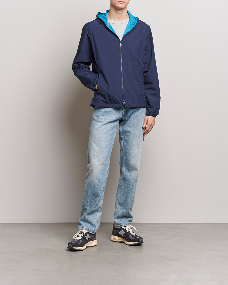 Uomini | Giacche | Save The Duck | Zayn Lightweight Recycled Water Repellent Jacket Navy