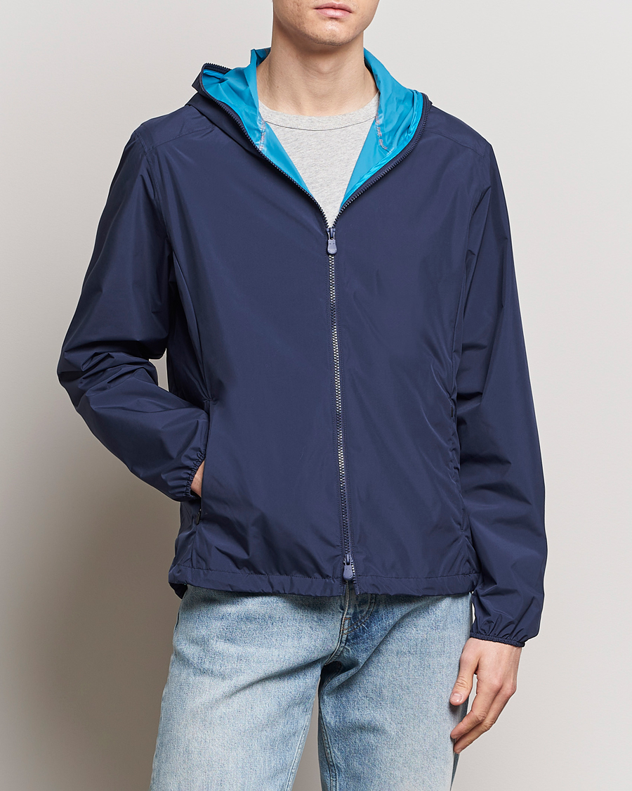 Uomini | Giacche | Save The Duck | Zayn Lightweight Recycled Water Repellent Jacket Navy
