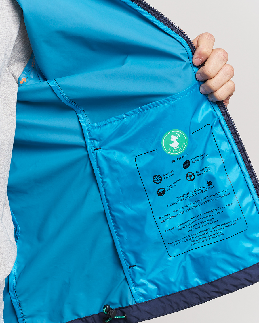 Uomini | Giacche | Save The Duck | Zayn Lightweight Recycled Water Repellent Jacket Navy