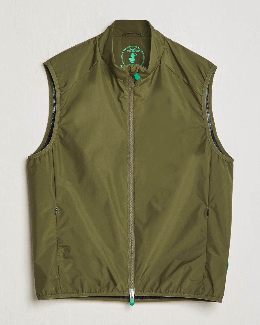 Uomini | Giacche | Save The Duck | Mars Lightweight Vest Dusty Olive