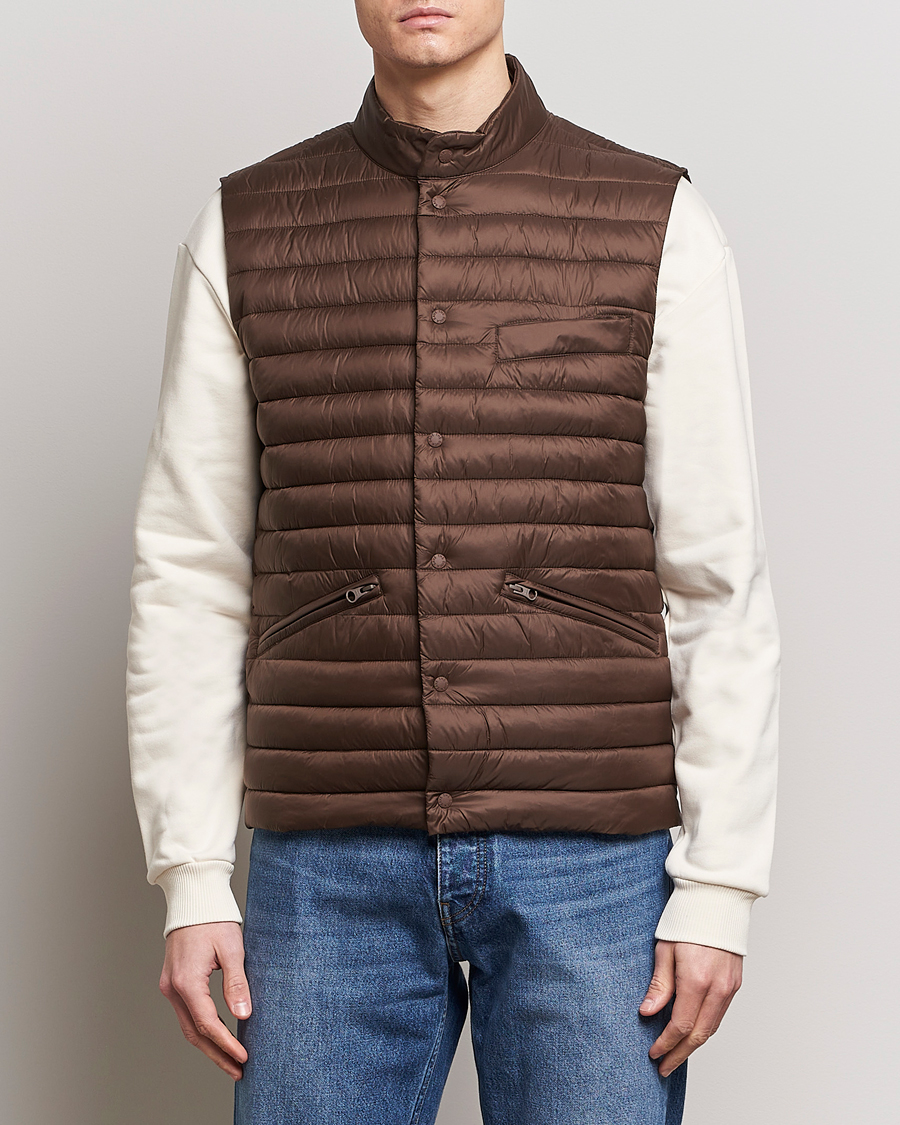 Uomini | Giacche | Save The Duck | Aiko Lightweigt Padded Vest Soil Brown