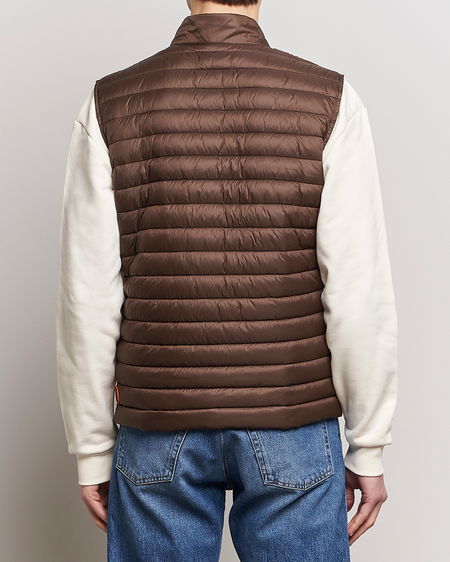Uomini | Giacche | Save The Duck | Aiko Lightweigt Padded Vest Soil Brown