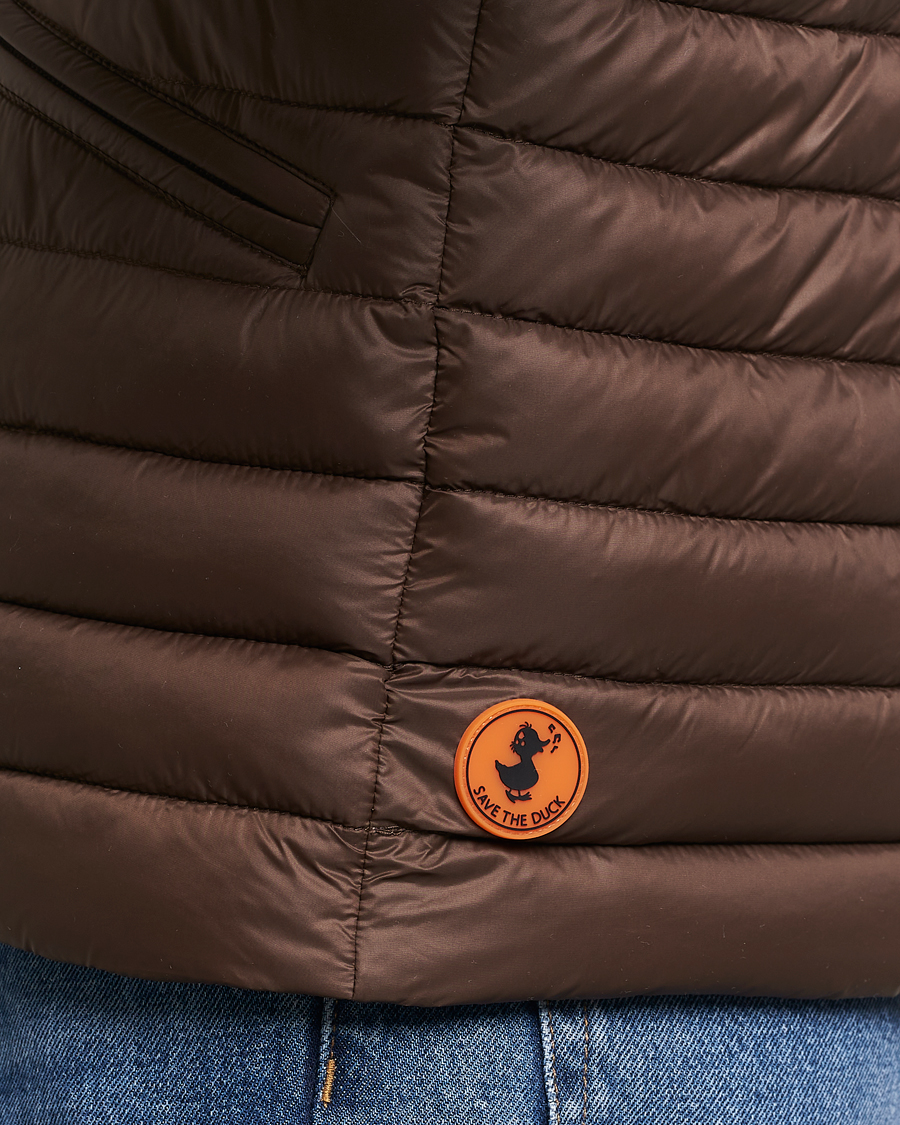 Uomini | Giacche | Save The Duck | Aiko Lightweigt Padded Vest Soil Brown