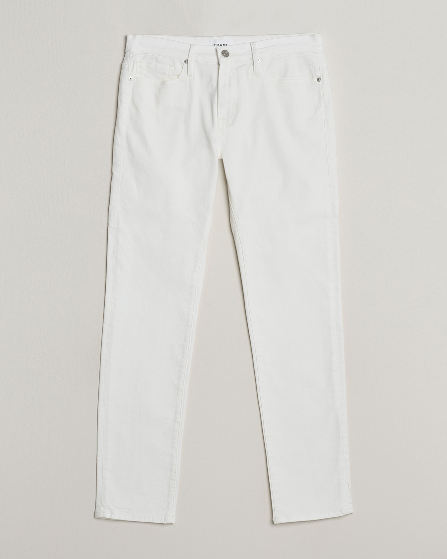 Uomini | Jeans | FRAME | L'Homme Slim Stretch Jeans Whisper White