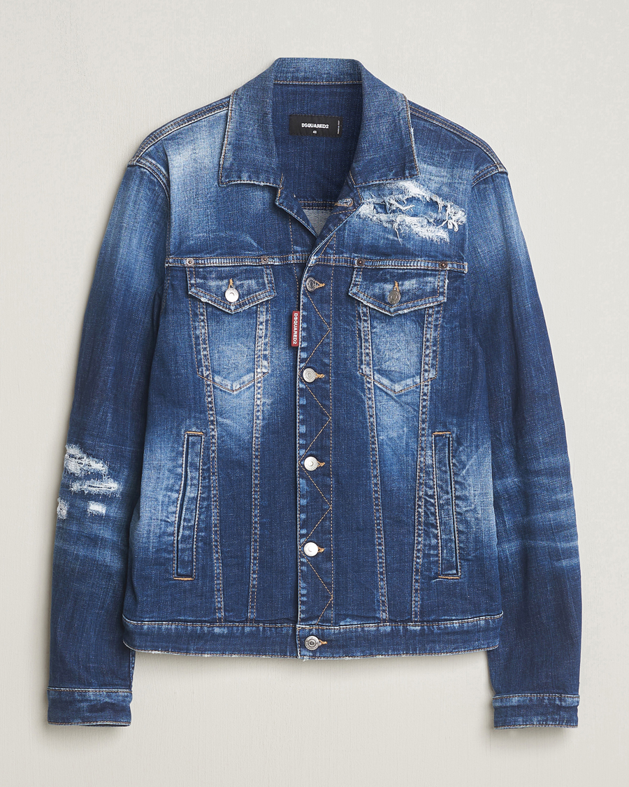 Uomini | Giacche | Dsquared2 | Dan Denim Jacket Blue