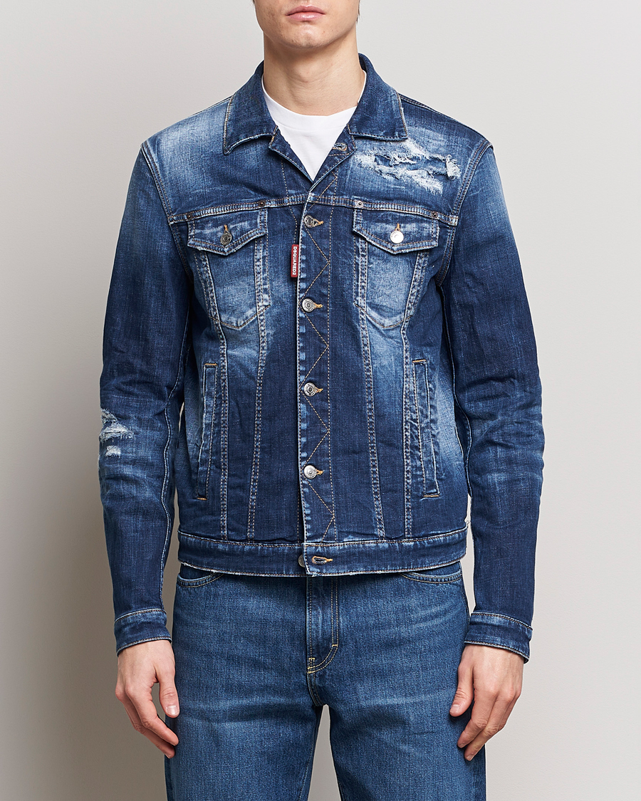 Uomini | Giacche | Dsquared2 | Dan Denim Jacket Blue