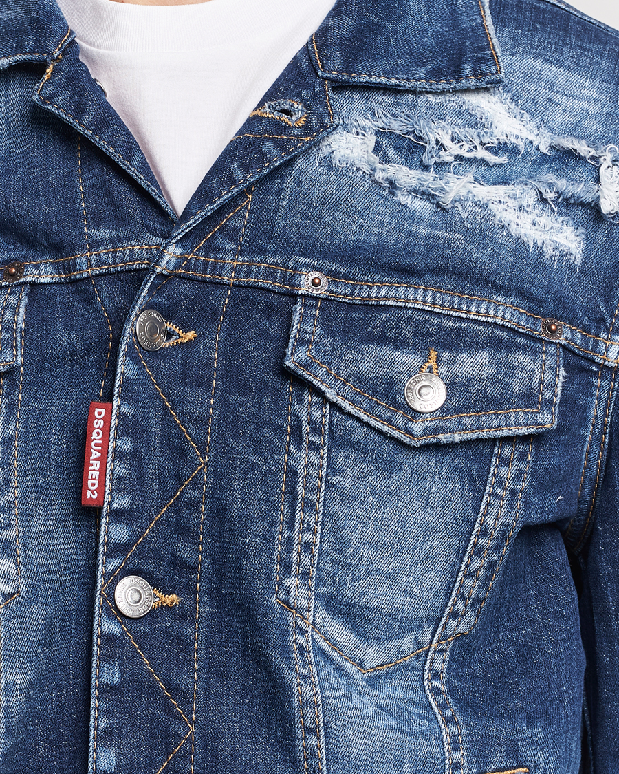 Uomini | Giacche | Dsquared2 | Dan Denim Jacket Blue