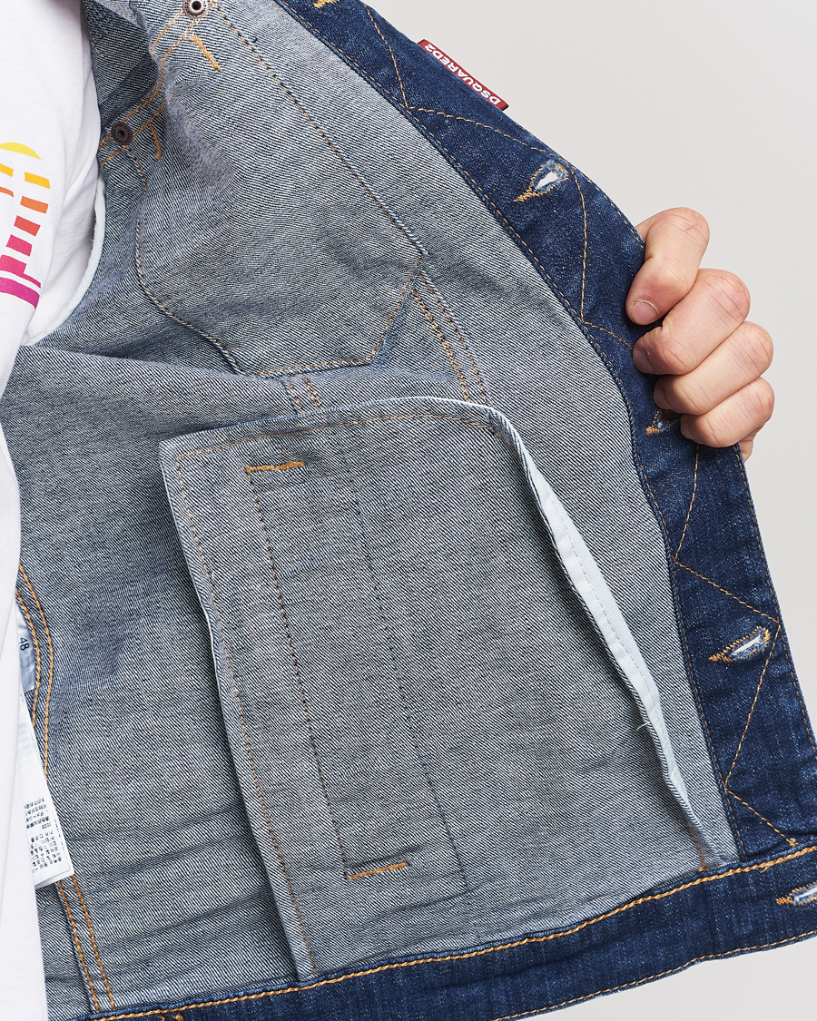 Uomini | Giacche | Dsquared2 | Dan Denim Jacket Blue