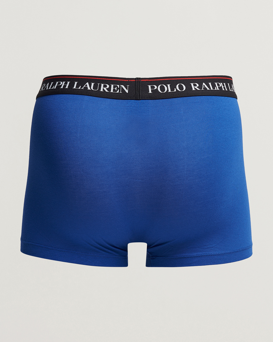 Uomini | Biancheria intima | Polo Ralph Lauren | 3-Pack Cotton Stretch Trunk Sapphire/Red/Black