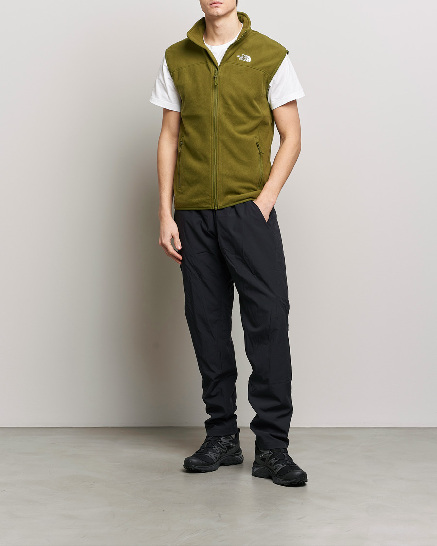 Uomini | Maglieria | The North Face | Glaicer Fleece Vest New Taupe Green