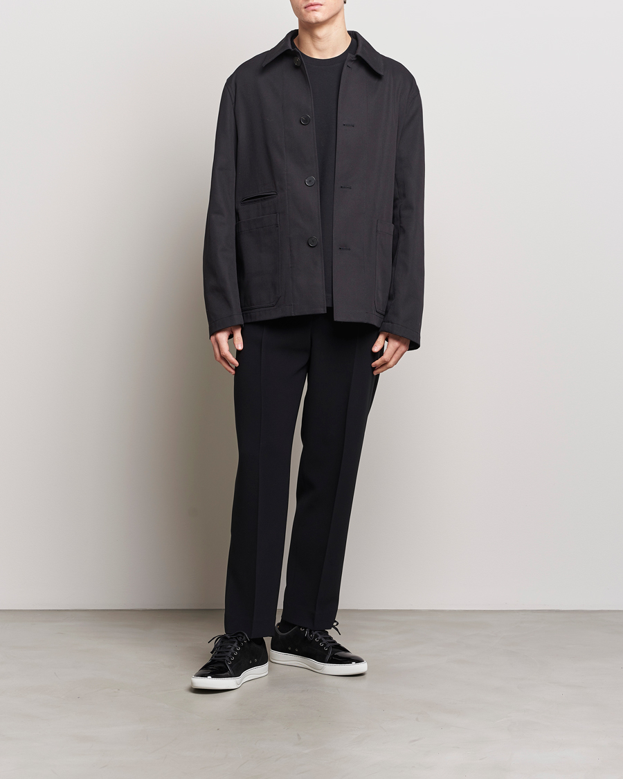 Uomini | Giacche | Lanvin | Cotton Work Jacket Black