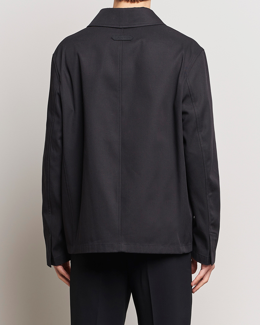 Uomini | Giacche | Lanvin | Cotton Work Jacket Black