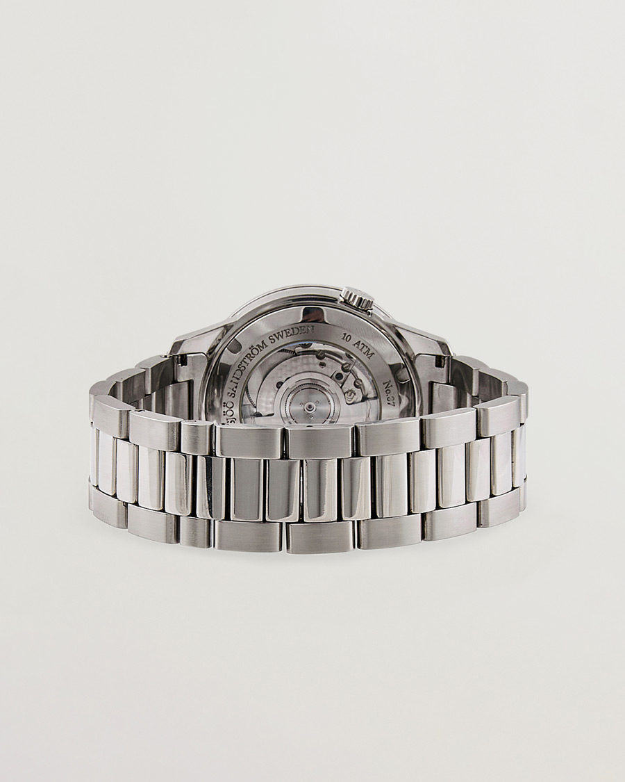 Uomini | Sjöö Sandström Pre-Owned Royal Steel Worldstimer 41mm SS-1841-WT Silver | Sjöö Sandström Pre-Owned | Royal Steel Worldstimer 41mm SS-1841-WT Silver