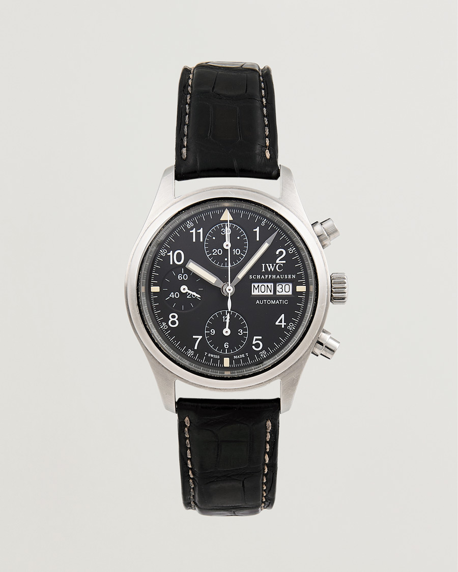 Uomini | IWC Pre-Owned Pilot Chronograph IW3706 Silver | IWC Pre-Owned | Pilot Chronograph IW3706 Silver
