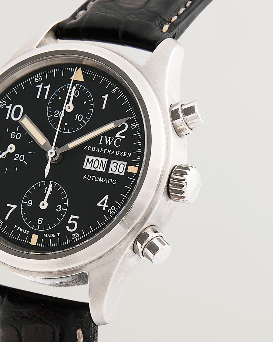 Uomini | IWC Pre-Owned Pilot Chronograph IW3706 Silver | IWC Pre-Owned | Pilot Chronograph IW3706 Silver