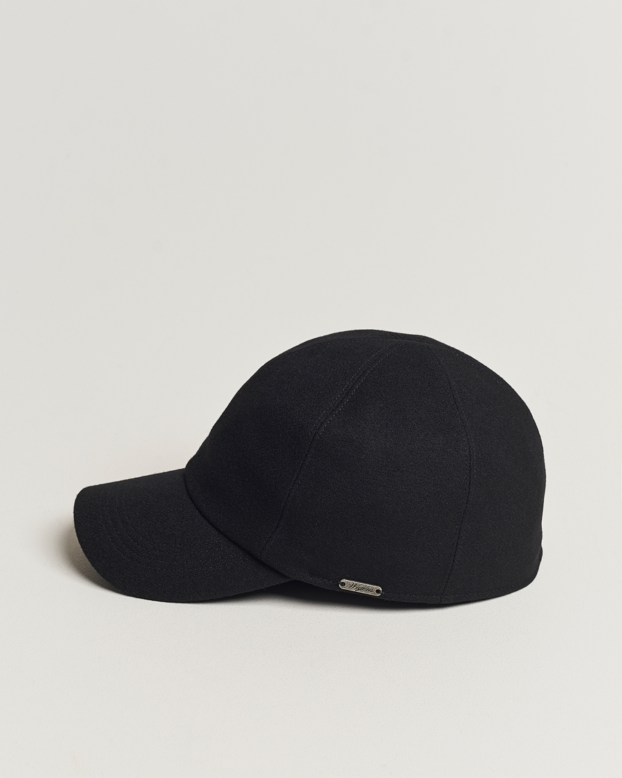 Uomini | Cappelli & Berretti | Wigéns | Baseball Classic Melton Wool Black