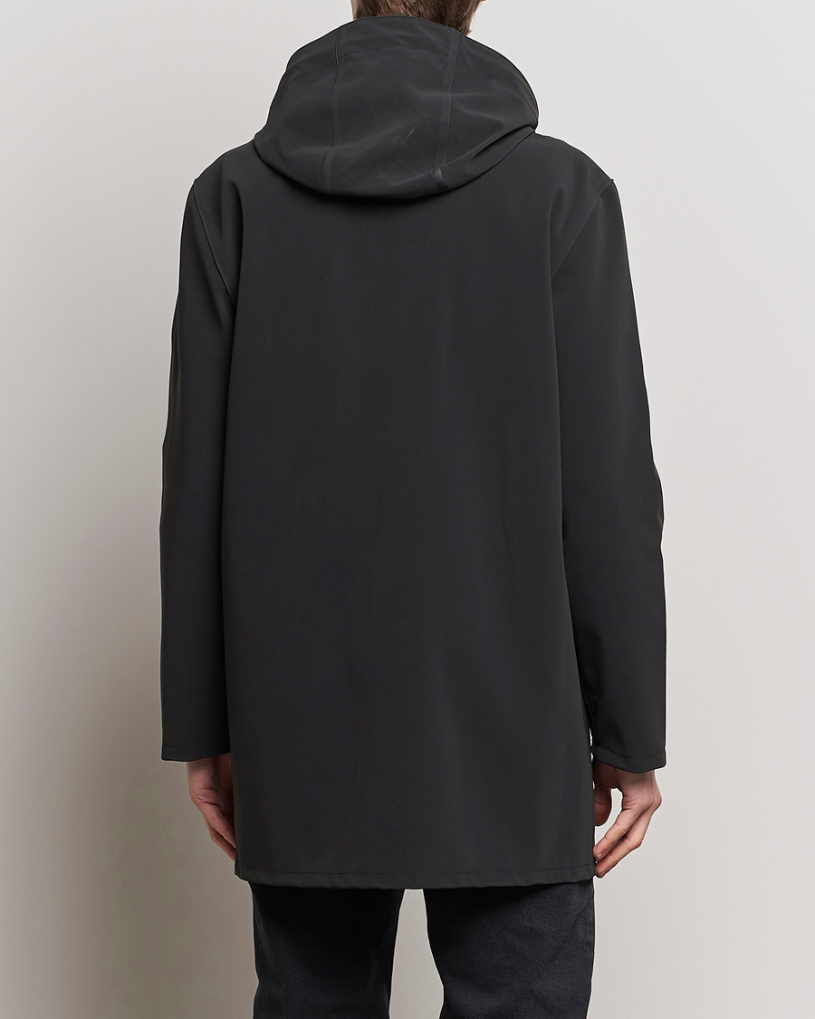 Uomini | Giacche | Stutterheim | Stockholm Raincoat Suede Black