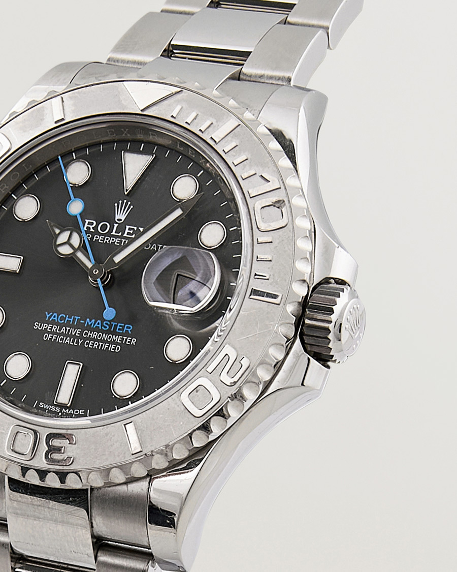 Uomini | Rolex Pre-Owned Yacht Master 116622 Oyster Perpetual Silver | Rolex Pre-Owned | Yacht Master 116622 Oyster Perpetual Silver
