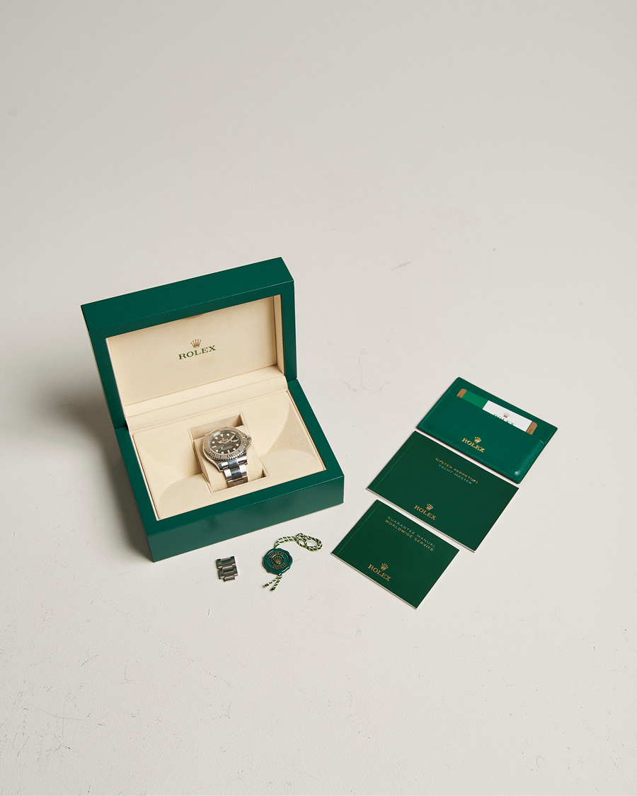 Uomini | Rolex Pre-Owned Yacht Master 116622 Oyster Perpetual Silver | Rolex Pre-Owned | Yacht Master 116622 Oyster Perpetual Silver