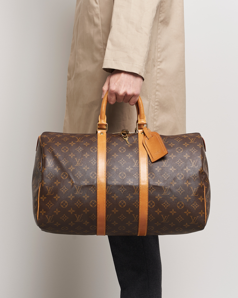 Uomini | Louis Vuitton Pre-Owned Keepall 45 Bag Monogram | Louis Vuitton Pre-Owned | Keepall 45 Bag Monogram