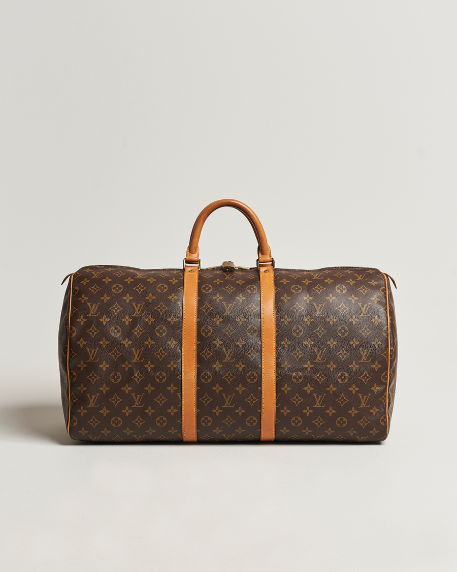 Uomini | Louis Vuitton Pre-Owned Keepall 55 Bag Monogram  | Louis Vuitton Pre-Owned | Keepall 55 Bag Monogram 