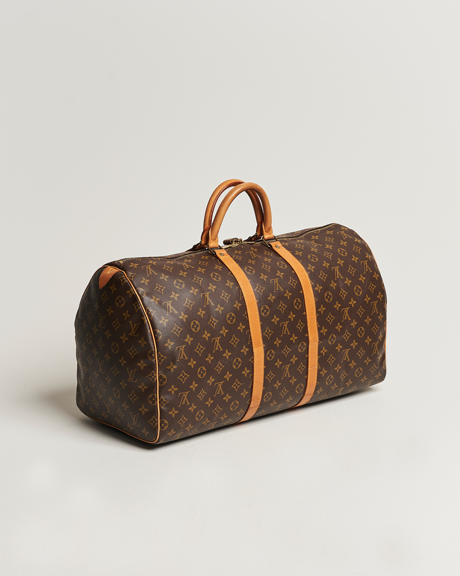Uomini | Louis Vuitton Pre-Owned Keepall 55 Bag Monogram  | Louis Vuitton Pre-Owned | Keepall 55 Bag Monogram 