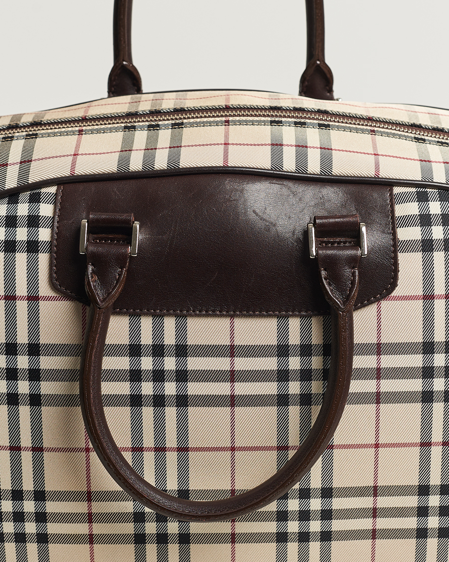 Uomini | Burberry Pre-Owned Travel Bag House Check | Burberry Pre-Owned | Travel Bag House Check