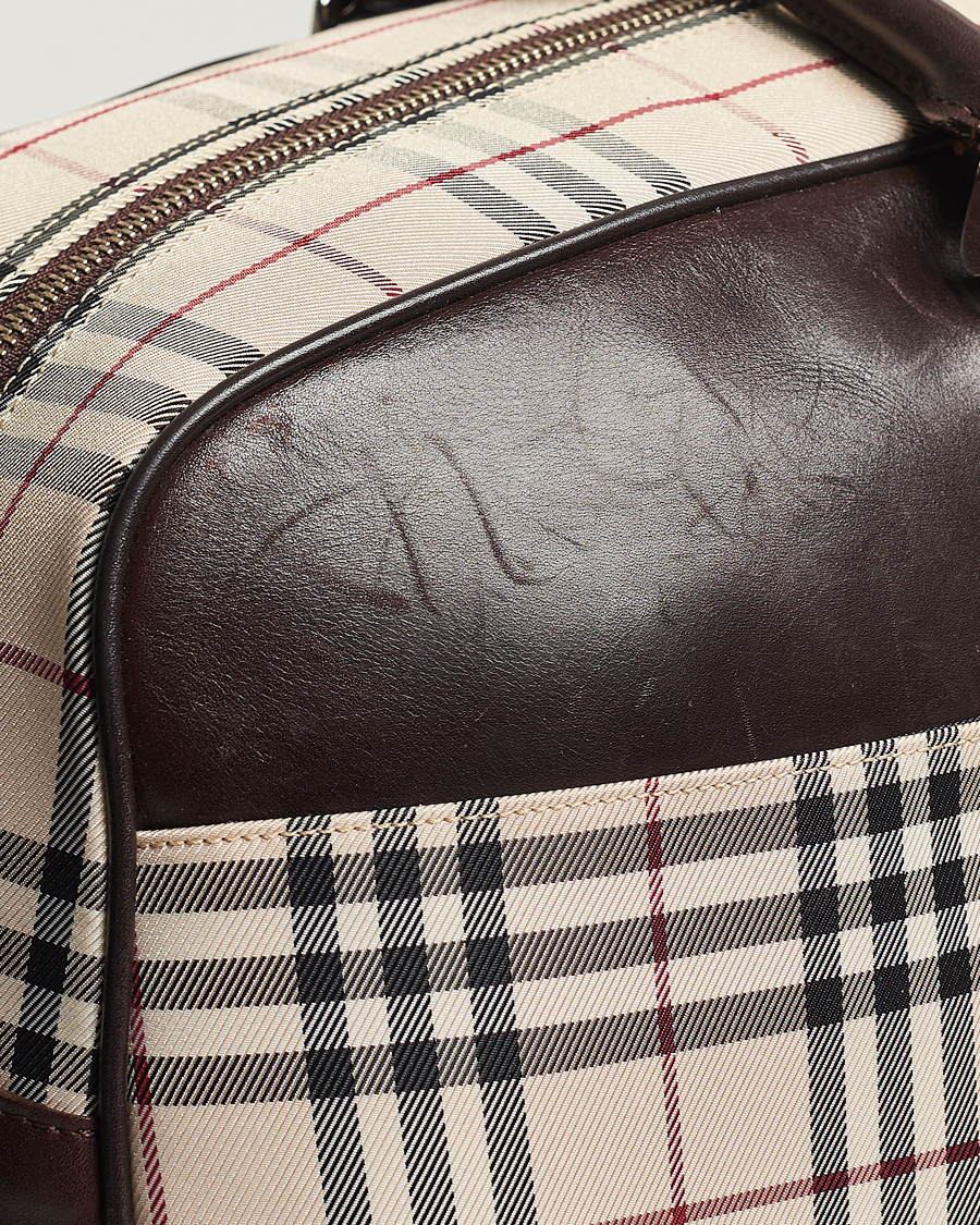 Uomini | Burberry Pre-Owned Travel Bag House Check | Burberry Pre-Owned | Travel Bag House Check