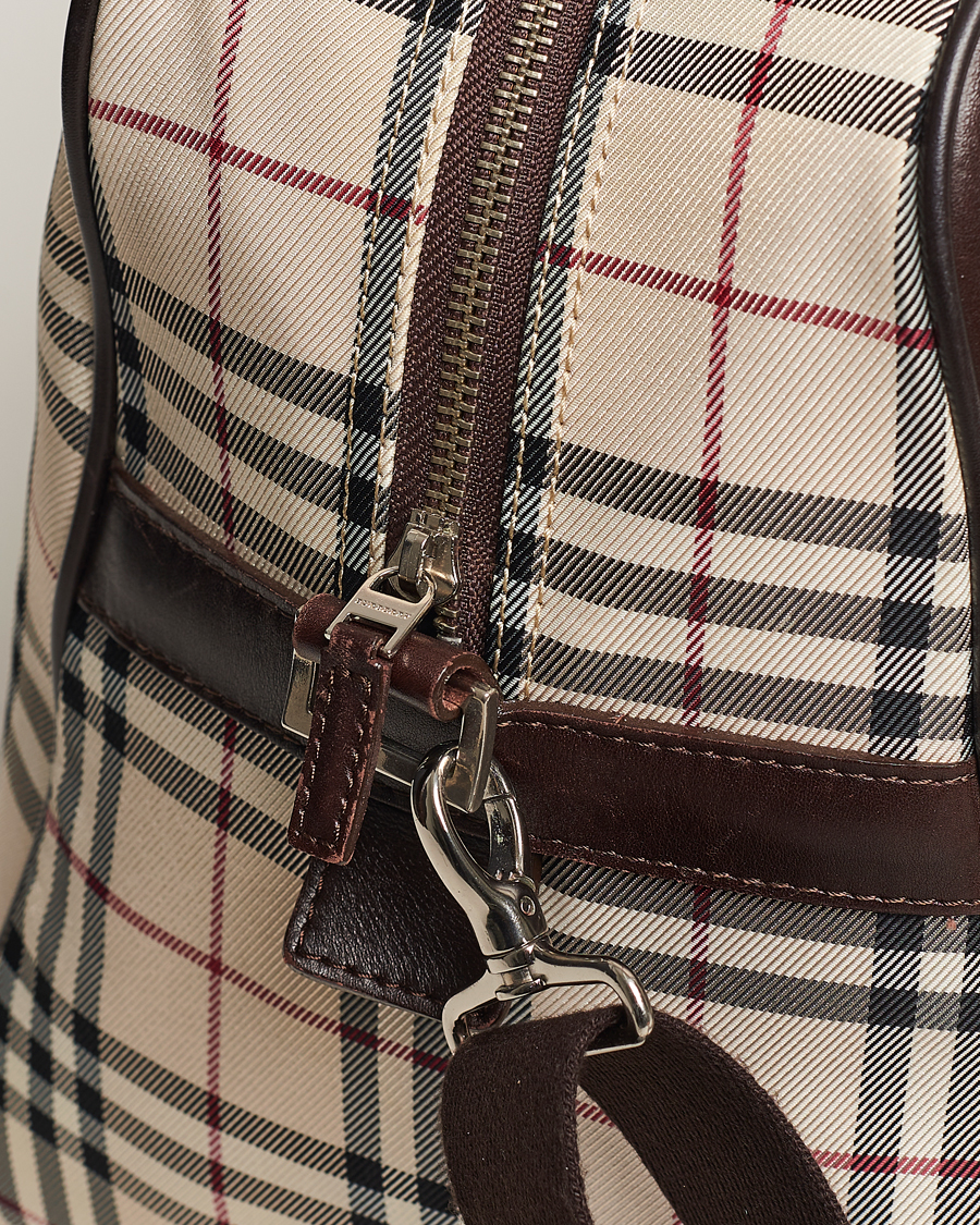 Uomini | Burberry Pre-Owned Travel Bag House Check | Burberry Pre-Owned | Travel Bag House Check