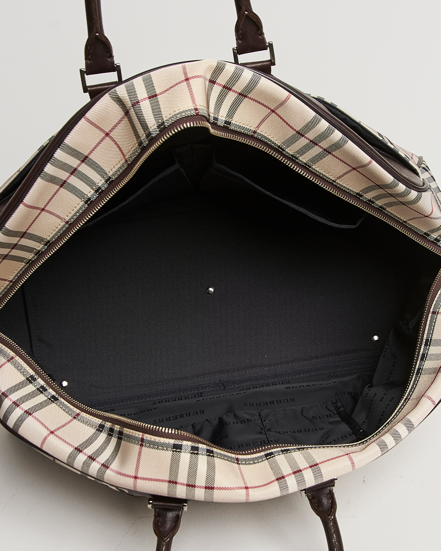 Uomini | Burberry Pre-Owned Travel Bag House Check | Burberry Pre-Owned | Travel Bag House Check