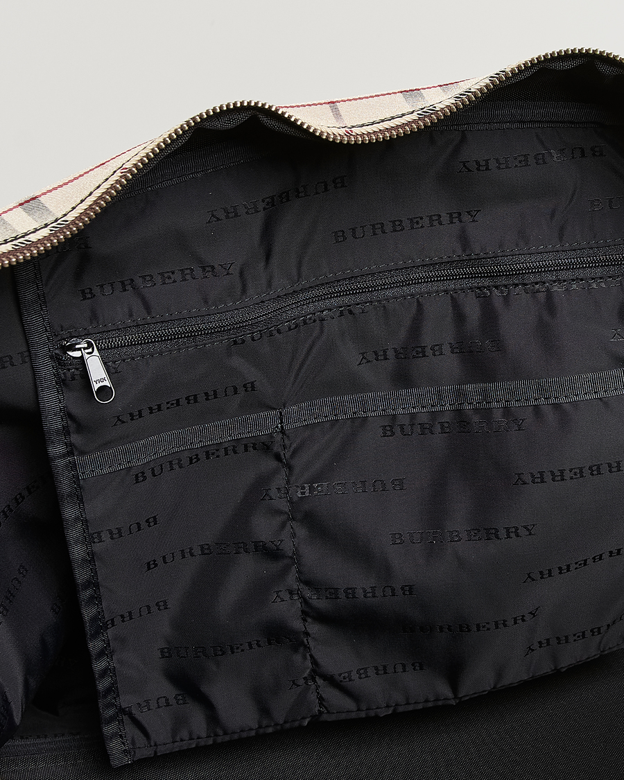 Uomini | Burberry Pre-Owned Travel Bag House Check | Burberry Pre-Owned | Travel Bag House Check