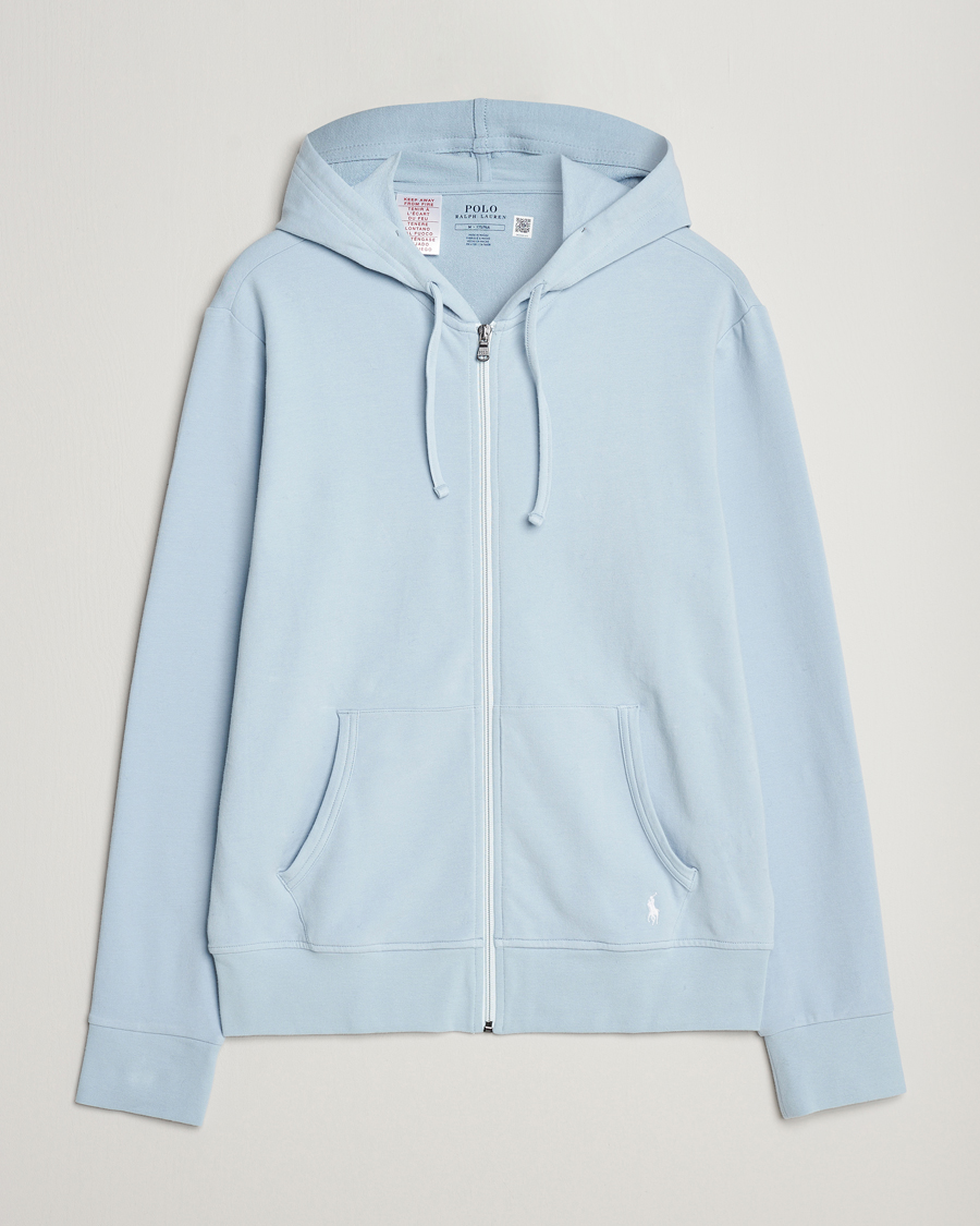 Uomini | Maglieria | Polo Ralph Lauren | Cotton Jersey Long Sleeve Hoodie Alpine Blue