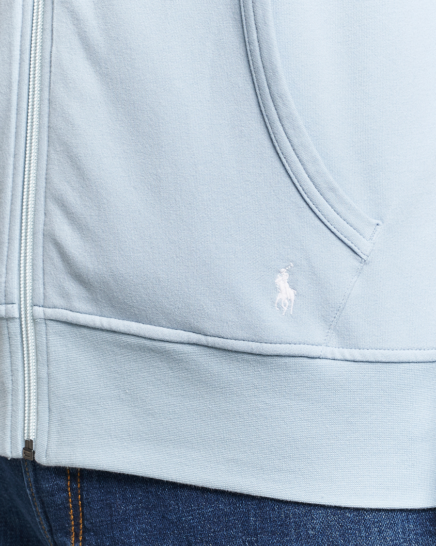 Uomini | Maglieria | Polo Ralph Lauren | Cotton Jersey Long Sleeve Hoodie Alpine Blue