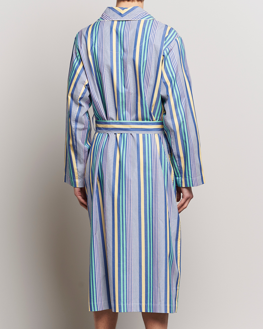 Uomini | Accappatoi & Pigiami | Polo Ralph Lauren | Oxford Striped Robe Blue/White